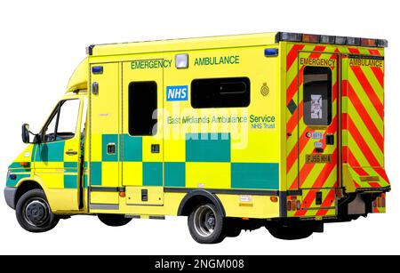 NHS Ambulance East Midlands, Ryknold Square, Chesterfield, Derbyshire, Angleterre, Royaume-Uni Banque D'Images