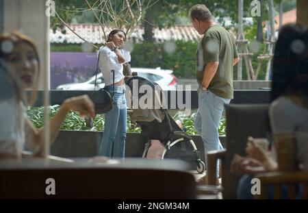 Starbucks Coffee Shop Central Festival Mall Pattaya Thaïlande Banque D'Images