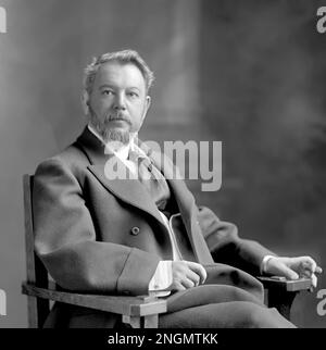 Joaquin Sorolla. Portrait de l'artiste espagnol Joaquín Sorolla y Bastida (1863-1923) par Harris et Ewing Banque D'Images