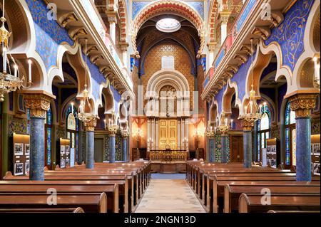 Prague République tchèque. Synagogue de Jérusalem Banque D'Images