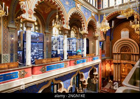 Prague République tchèque. Synagogue de Jérusalem Banque D'Images