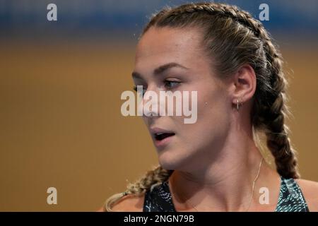 APELDOORN, PAYS-BAS - FÉVRIER 18 : Lieke Klaver lors des championnats hollandais d'athlétisme en salle 2023 à Omnisport sur 18 février 2023 à Apeldoorn, pays-Bas (photo de Patrick Goosen/Orange Pictures) Banque D'Images