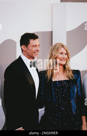 Venise, Venise, Italie, 07th septembre 2022, Laura Dern, Hugh Jackman et Vanessa Kirby participent au Festival du film de Venise 2022 (photo Credit: Giovanna Banque D'Images