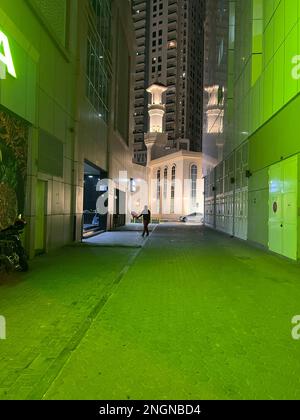 © 2023 John Angerson - Al Taawun St - Al Khan - Sharjah - Émirats arabes Unis, Mosquée, Sharjah, Émirats arabes Unis. Banque D'Images