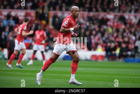 The City Ground, Nottingham, Royaume-Uni. 18th févr. 2023. Premier League football, Nottingham Forest versus Manchester City; Danilo de Nottingham Forest Credit: Action plus Sports/Alay Live News Banque D'Images