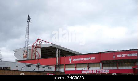 The City Ground, Nottingham, Royaume-Uni. 18th févr. 2023. Premier League football, Nottingham Forest versus Manchester City; The City Ground Credit: Action plus Sports/Alay Live News Banque D'Images