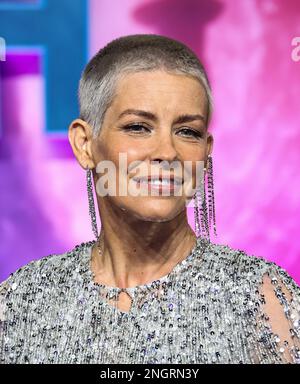 Londres, Royaume-Uni. 16th févr. 2023. Evangeline Lilly a assisté au Gala screening britannique de 'Ant-Man and the Wasp: Quantumania' au BFI IMAX à Londres. Crédit : SOPA Images Limited/Alamy Live News Banque D'Images