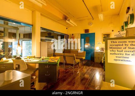 Le Bunker Top Secret de RAF Troy Wood Scotland est un centre de commandement secret de premier plan en réponse à une guerre nucléaire avec la Russie à Fife, en Écosse Banque D'Images