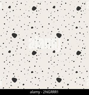 Petit motif en pierre rond sans couture, peau d'animal à pois. Illustration vectorielle Illustration de Vecteur