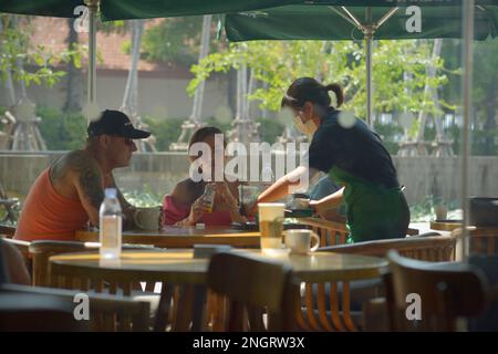 Starbucks Coffee Shop Central Festival Mall Pattaya Thaïlande Banque D'Images