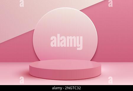 Podium de scène avec éclairage, scène Podium de scène avec pour le prix, fond d'élément de décor. Illustration vectorielle Illustration de Vecteur