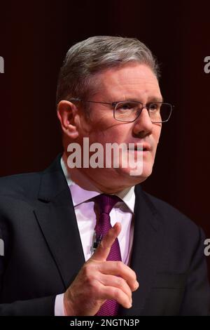 Edimbourg Ecosse, Royaume-Uni 19 février 2023.Sir Keir Starmer Chef du Parti travailliste à la Conférence écossaise du travail dans les salles de l'Assemblée. credit sst/alamy nouvelles en direct Banque D'Images