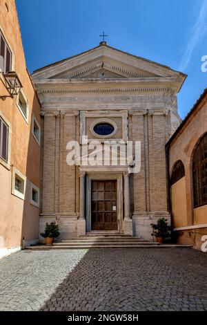 Eglise Santa Prisca, Aventino, Rome, Italie Banque D'Images