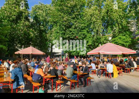 Jardin de bière Prater, Kastanienallee, Prenzlauer Berg, Pankow, Berlin, Allemagne Banque D'Images