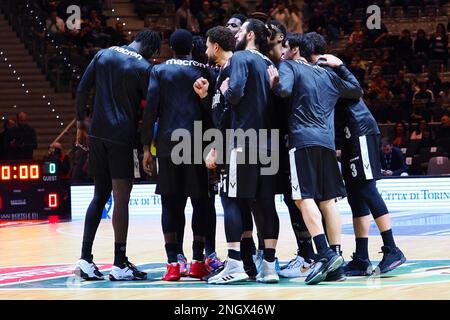 Turin, Italie. 19th févr. 2023. (Virtus Segafredo Bologna) lors de la finale - Virtus Segafredo Bologna vs Germani Brescia, Italian Basketball Cup hommes à Turin, Italie, 19 février 2023 Credit: Independent photo Agency/Alay Live News Banque D'Images