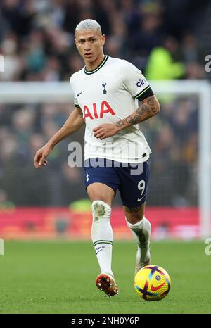 Londres, Royaume-Uni. 19th févr. 2023. Richarlison de Tottenham Hotspur pendant le match de la Premier League au Tottenham Hotspur Stadium, Londres. Le crédit photo devrait se lire: Paul Terry/Sportimage crédit: Sportimage/Alay Live News Banque D'Images