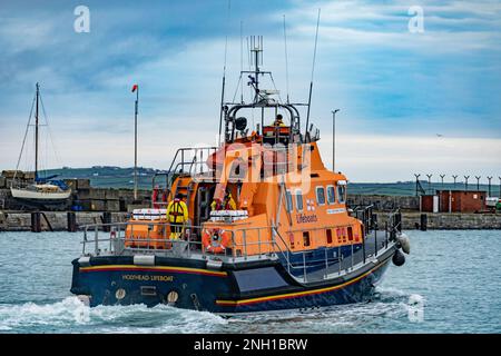 Holyhead Lifeboat Banque D'Images