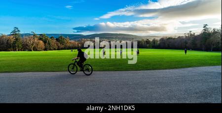 Marley Park dans le sud de Dublin Irlande au début du printemps. Banque D'Images