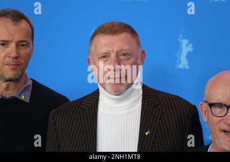 Berlin, Allemagne. 19th février 2023. Au photocall pour le film Boom! Boum ! Le monde contre Boris Becker au Berlinale International film Festival 73rd, Hôtel Grand Hyatt. Credit: Doreen Kennedy/Alamy Live News. Banque D'Images