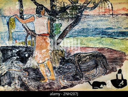 Noa Noa Noa de Paul Gauguin, Voyage de Tahiti (1926) célèbre peinture. Original de l'Institut d'Art de Minneapolis Banque D'Images