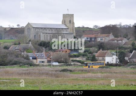 Salthouse sur la côte nord de Norfolk, Angleterre, Royaume-Uni. Banque D'Images