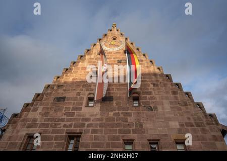Bâtiment Unschlitthaus - Nuremberg, Bavière, Allemagne Banque D'Images