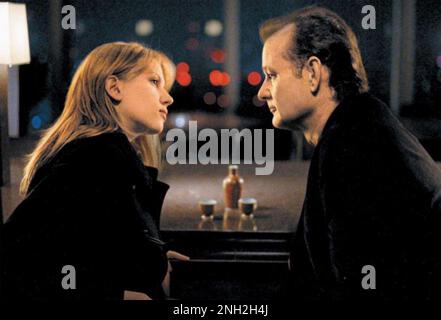 LOST IN TRANSLATION 2003 Focus film avec Scarlett Johansson et Bill Murray Banque D'Images