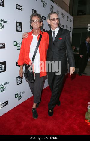 Lou Reed et Richard Belzer assistent à la film Society of Lincoln Center et à la AMC Celebration of 'Breaking Bad' final Episodes à la film Society of Lin Banque D'Images