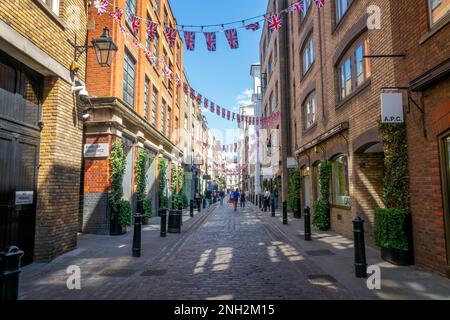 Floral Street à Covent Garden, Londres, Royaume-Uni Banque D'Images