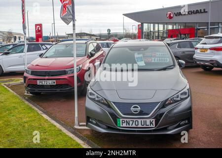 Nissan Juke Tekna Dig-T 2020, vus essence, voitures d'occasion de 999 cc en vente chez les concessionnaires automobiles, sur la piste et dans la salle d'exposition, Preston, Royaume-Uni Banque D'Images