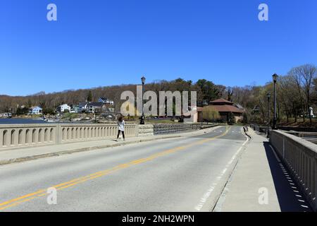 Mill Dam Road Centreport long Island New York Banque D'Images