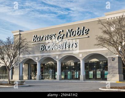 Houston, Texas États-Unis 02-17-2023: Boutique Barnes and Noble Booksellers à Houston, Texas. La plus grande chaîne de magasins de livres des États-Unis, fondée en 1886. Banque D'Images