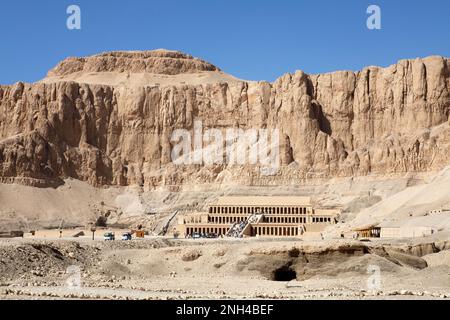 Temple Hatshepsut, Vallée des Rois, Louxor, Égypte Banque D'Images