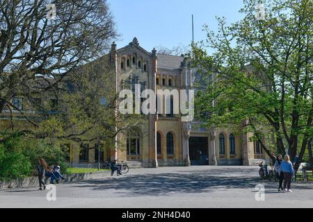 Marstallgebaeude, Gottfried Wilhelm Leibniz Université de Hanovre, Welfengarten, Hanovre, Basse-Saxe, Allemagne Banque D'Images