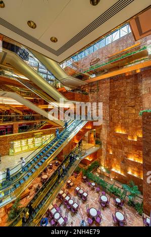 New York. Manhattan. Centre commercial Trump Tower Banque D'Images