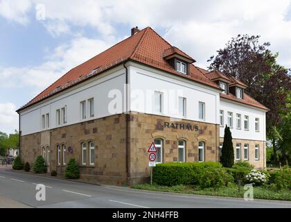 Hôtel de ville, Hagen am Teutoburger Wald, Basse-Saxe, Allemagne Banque D'Images