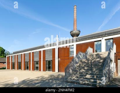 Salle de fours de recuisson de l'ancienne usine de cordage de fil de Gempt, aujourd'hui centre de culture et d'événements de Gempthalle, Lengerich, Rhénanie-du-Nord-Westphalie, Allemagne Banque D'Images