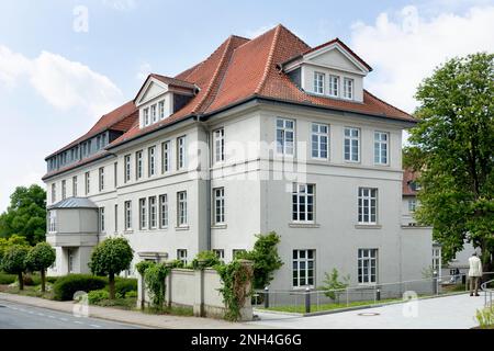 Osnabrueck Université des sciences appliquées, Institut de musique, ancienne clinique gynécologique et école professionnelle pour les sages-femmes, Osnabrueck, Basse Banque D'Images