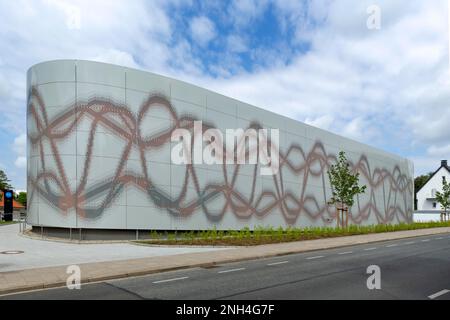 Université des sciences appliquées Osnabrueck, Institut de musique, bâtiment d'extension, Osnabrueck, Basse-Saxe, Allemagne Banque D'Images