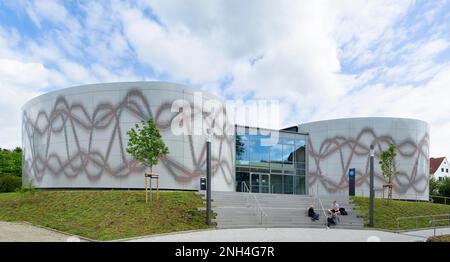 Université des sciences appliquées Osnabrueck, Institut de musique, bâtiment d'extension, Osnabrueck, Basse-Saxe, Allemagne Banque D'Images