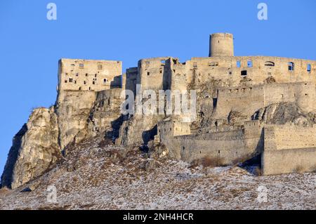 Château de Spiš, Spišský hrad, szepesi vár, Zipser Burg, Slovaquie, Slovensko, Europe Banque D'Images