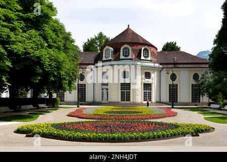 Trink- und Wandelhalle im Kurgarten, Rotunde, Bad Reichenhall, haute-Bavière, Bavière, Allemagne Banque D'Images