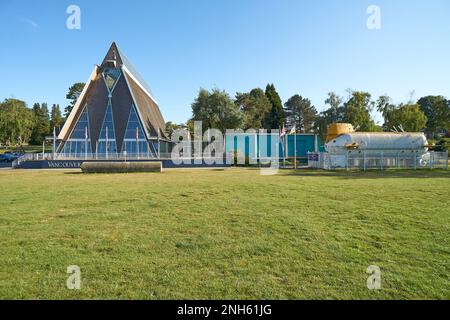 Le complexe du Musée maritime de Vancouver, à Vanier Park, Kitsilano, Vancouver (Colombie-Britannique), Canada Banque D'Images