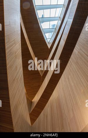 Calgary main Library, Interior Architecture, Calgary Alberta Canada Banque D'Images
