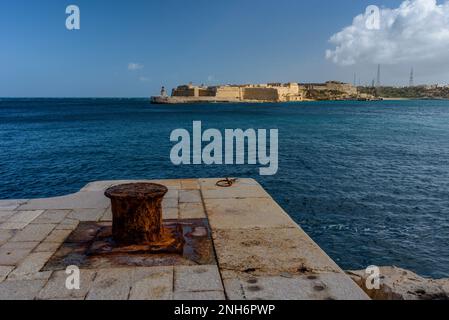 Fort Sant'Angelo, Malte Banque D'Images