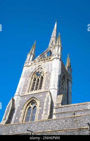 st mary de l'église paroissiale de charité à Faversham dans le nord du Kent Banque D'Images
