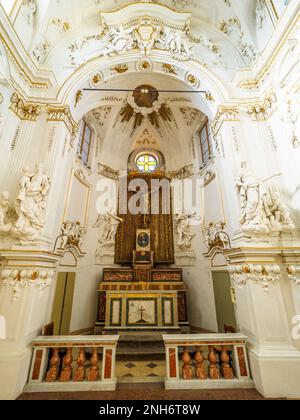 Samedi Oratoire dans l'église de style baroque de Jésus (chiesa del Gesu' ) appelé aussi Casa Prodessa - Palerme, Sicile, Italie Banque D'Images