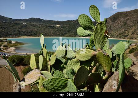 Lac de Vénus, Pantelleria Banque D'Images