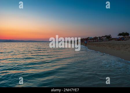 Plage de Plaka, Naxos Banque D'Images