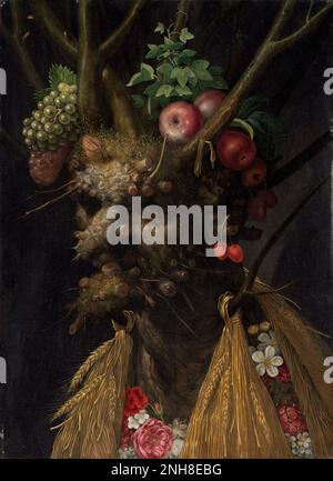 Giuseppe Arcimboldo four Seasons en une tête vers 1590 Banque D'Images